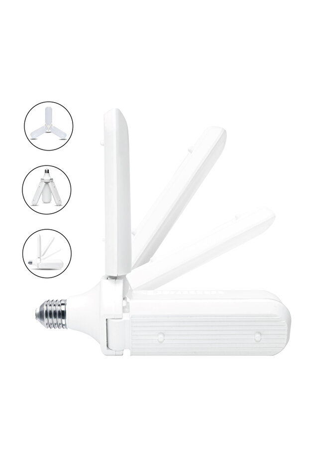 Pervane LED Lamba 40W - E27 - 3200lm - 30 Bin Saat Çalışma Süresi - 6500K - 6