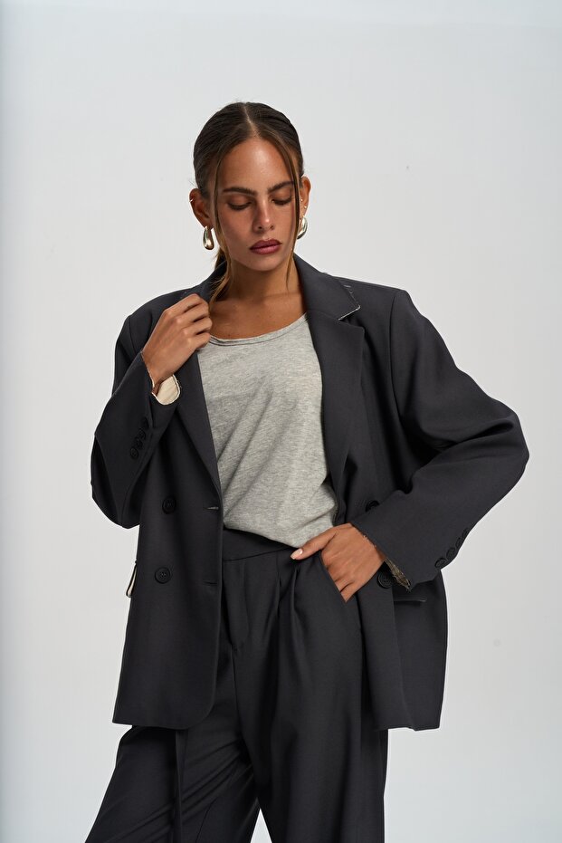 Letizia Antrasit Blazer - 4
