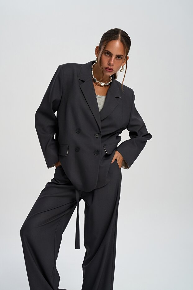 Letizia Antrasit Blazer - 1