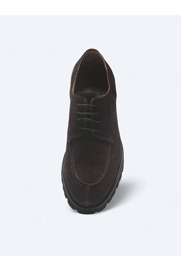 Kahverengi Süet Smart Casual Ayakkabı - 3