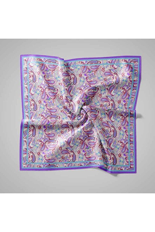 Natural Patterned Scarf - 1