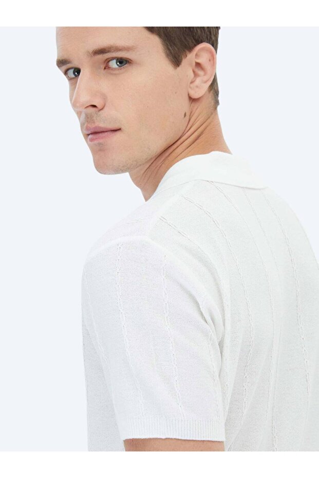 Πουκάμισο Ecru Regular Fit Casual - 6