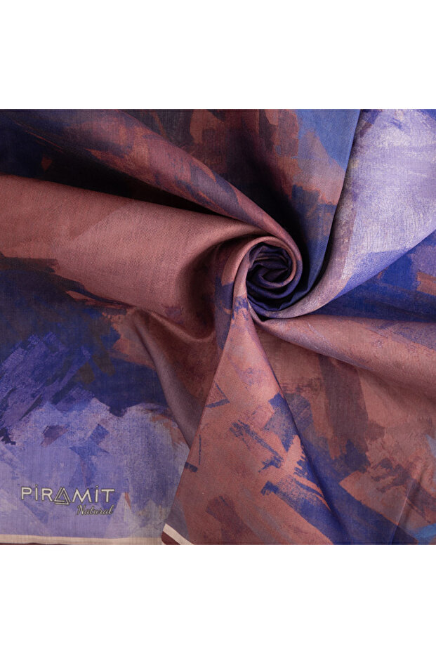 Natural Patterned Scarf - 2