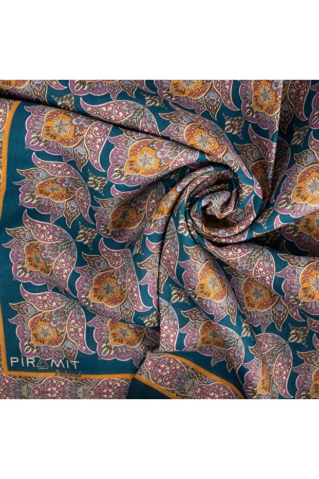 Eșarfă cu model natural - 2