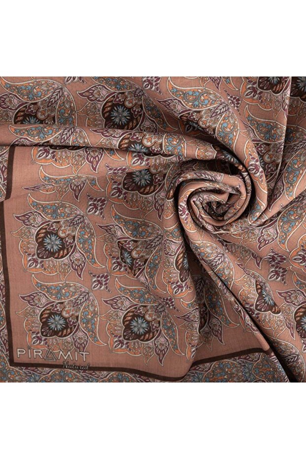 Eșarfă cu model natural - 2