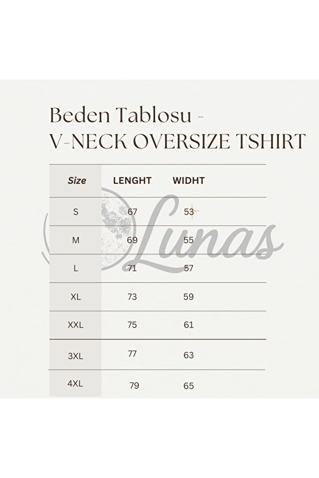 V YAKA OVERSİZE MANDALA BASKILI TİŞÖRT - 4