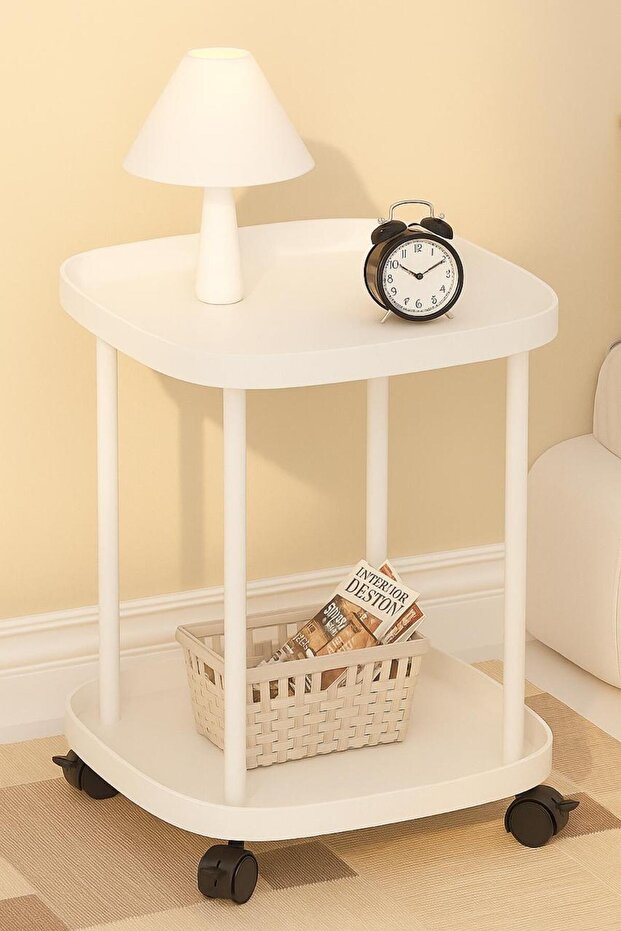 طاولة دورين عصرية بعجلات - 3