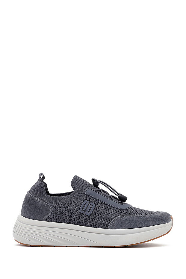 Zero Erkek Gri Kalın Tabanlı Kumaş Sneaker 25SFD69506F - 1