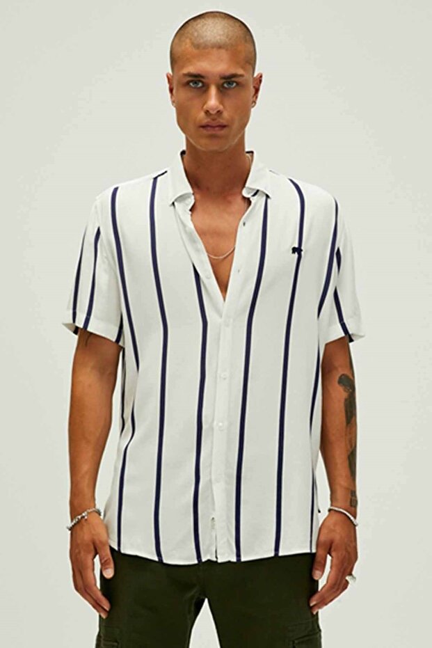 Sergio Men's Shirt 21.01.30.015Ecru