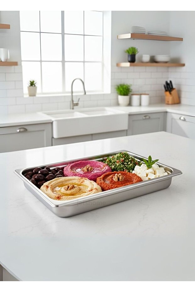 430 Quality Stainless Steel Appetizer Tray 19.5X29.5X3.2 cm Appetizer Plate