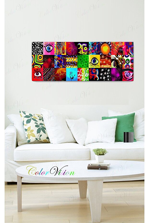 Psychedelic Art Kanvas Tablo - 1