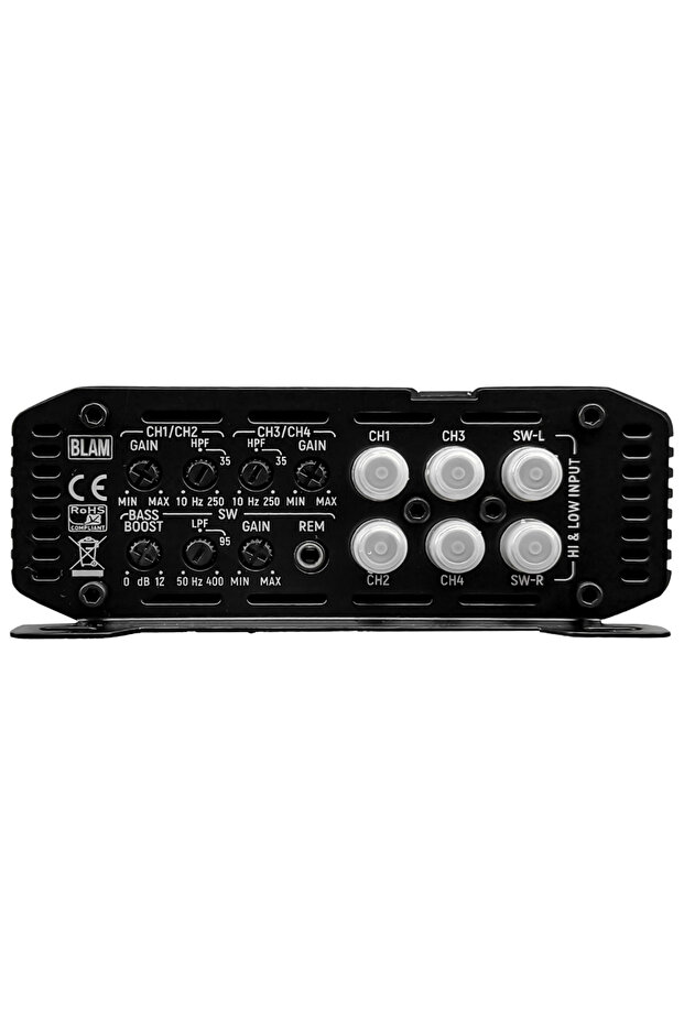 P805 5 Kanal Class D Amplifikatör | 4x140W + 1x600W | Subwoofer Kanalı Kompakt Güçlü Amfi - 2