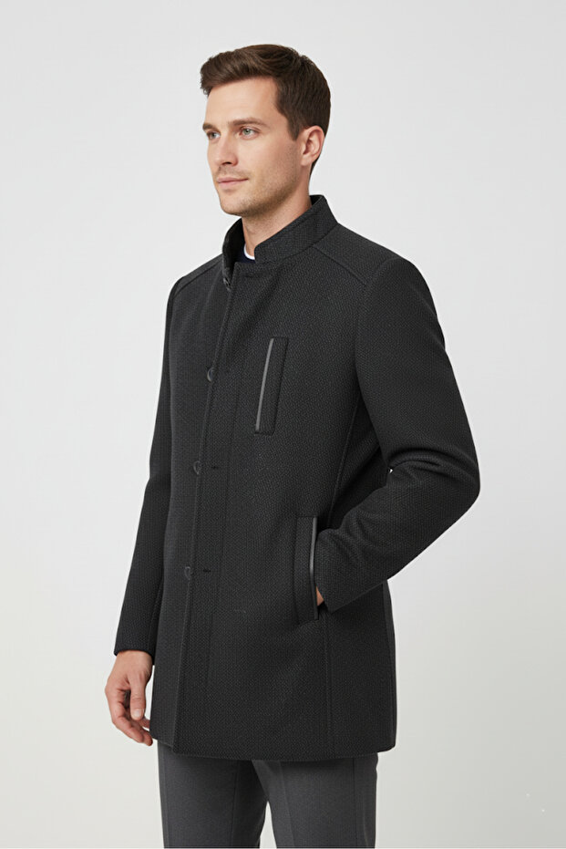 Rozhodčí límec Dobby Coat Regular Fit - 2