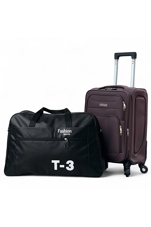 Soft Material 20 Inch (7-10kg) Luggage Lightweight Cabin Size - Durable T3 Duffle Bag Combo