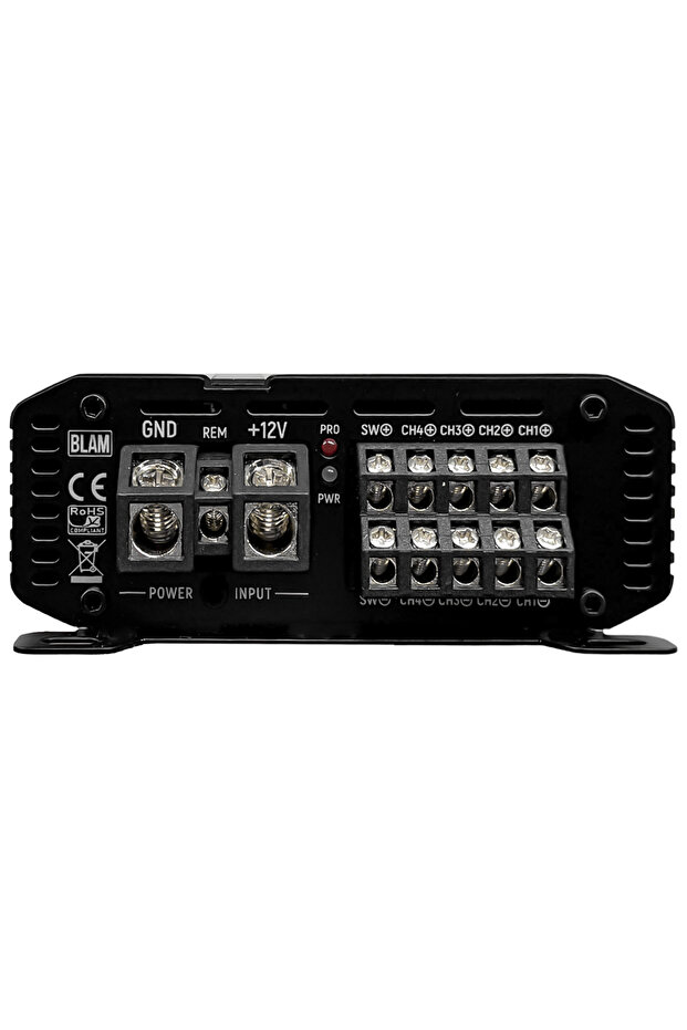 P805 5 Kanal Class D Amplifikatör | 4x140W + 1x600W | Subwoofer Kanalı Kompakt Güçlü Amfi - 3