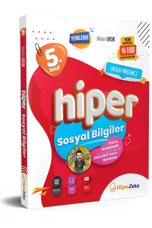 202 5. Sınıf Hiper Sosyal Bilgiler Konu Anlatımlı & Soru Bankası | Metin Uruk - 9