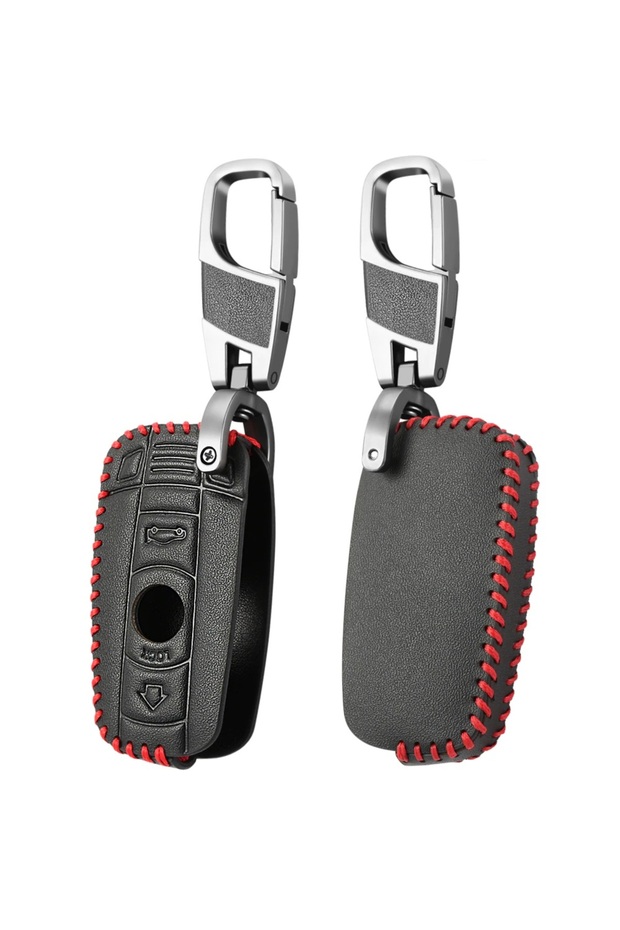 Key Case Synthetic Leather BMW E90 E60 E70 E87 E30 E34 E36 E38 E39 E46 X1 X5 Z4 - 5