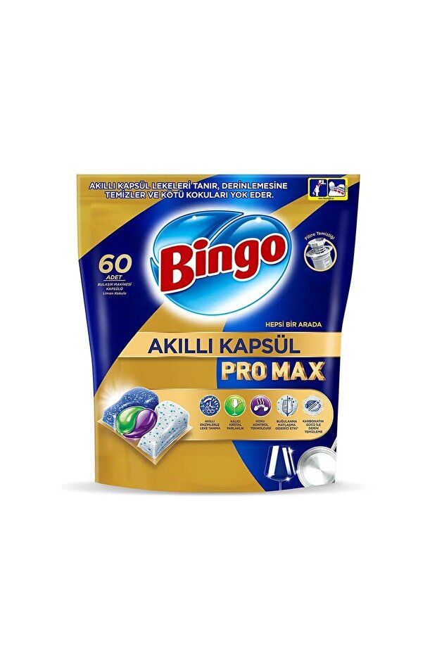 Akıllı Kapsül Pro Max Bulaşık Makinesi Tableti 60'lı x 3 Adet (180 Kapsül) - 6