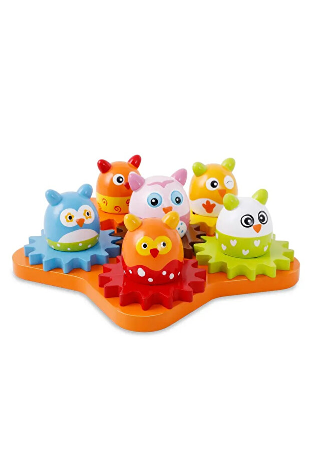 Skill Puzzle Game with Gears, Multicolor - 1