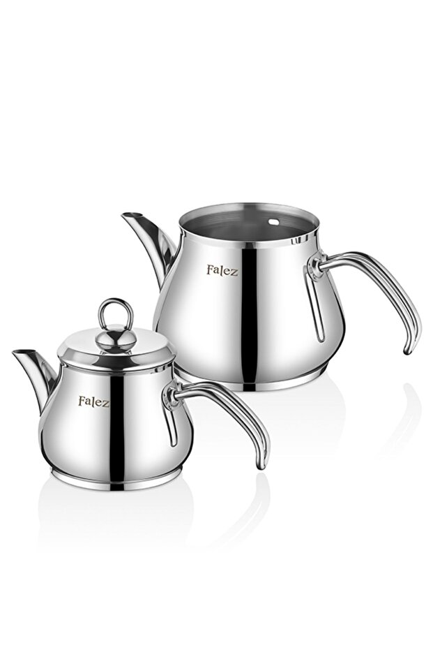 Irmak Çelik Sap Orta Boy Çelik Çaydanlık Takımı - 3