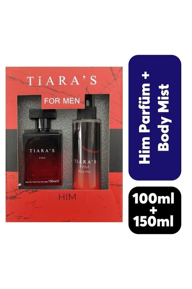Edt Men 100 ml Him 150 ml Body Mist - 3