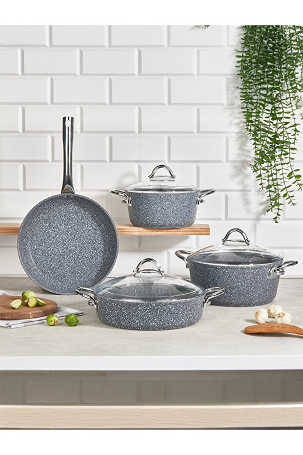 Pedra Indüksiyon Granit 7 Prç Set - 1