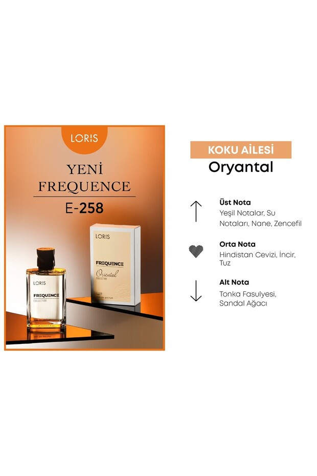 E-258 Frequence Erkek Parfüm 50 ML - 6