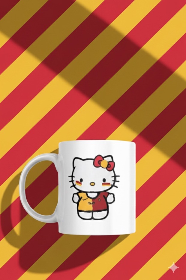 Hello Kitty Taraftar Baskılı Kupa - 2
