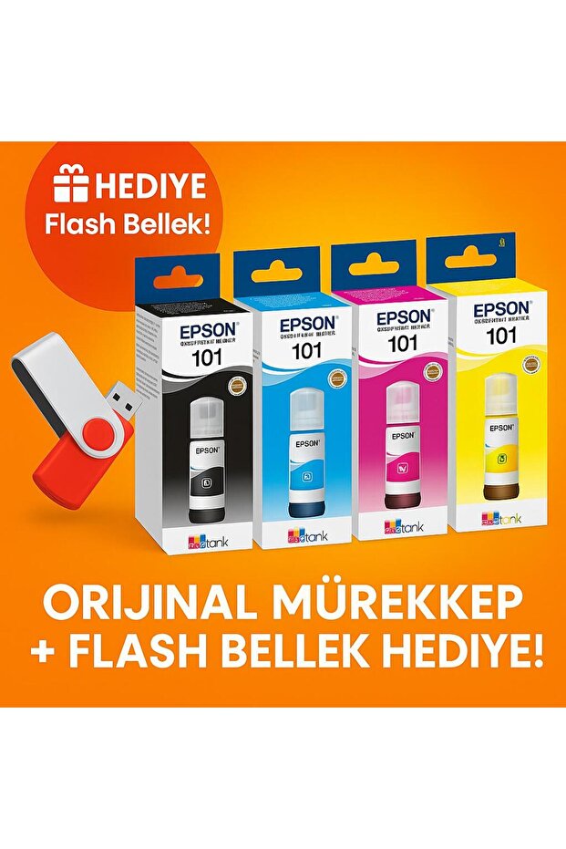 101 Ecotank L6270 Orjinal Mürekkep Seti 14u1293 - 1