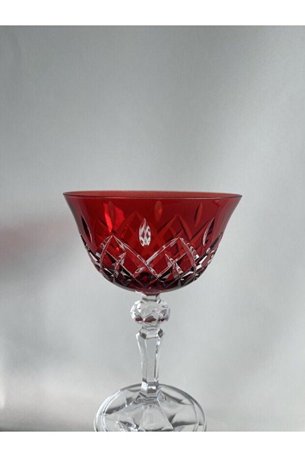 Kristal bohemia renkli ayaklı Dekoru kare 1 Adet - 2