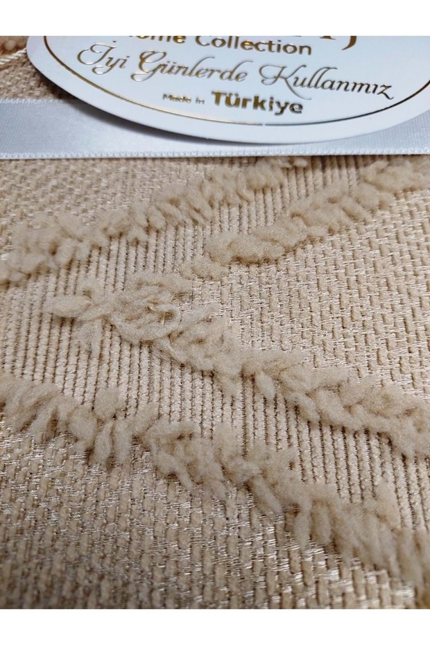 Puffy Yakut 2 Parça Tek Kişilik Yatak Örtüsü, Pike Örtüsü (180x240)-Kahve - 3