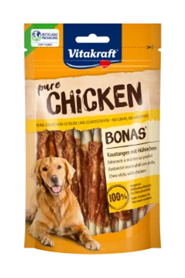 CHICKEN BONAS Chewable Sticks with Chicken 80g