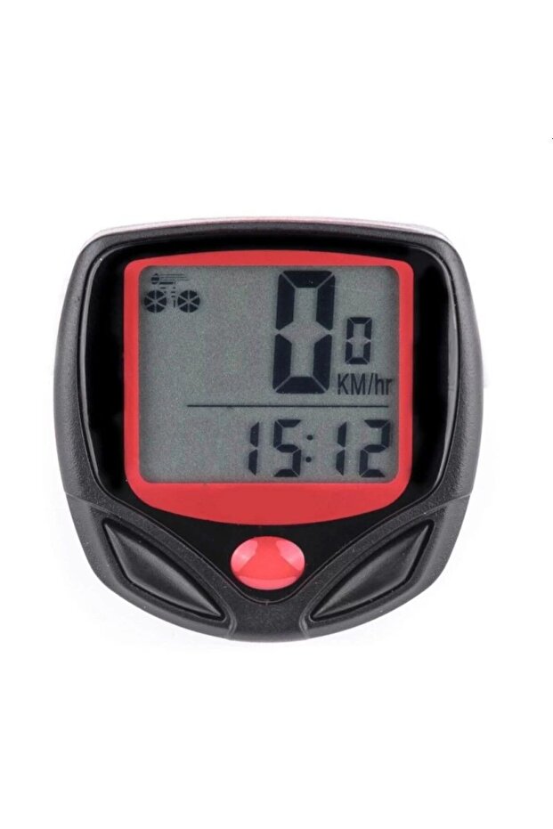 Digital bicycle odometer, 13 functions, LCD display, CR2032 battery - 5