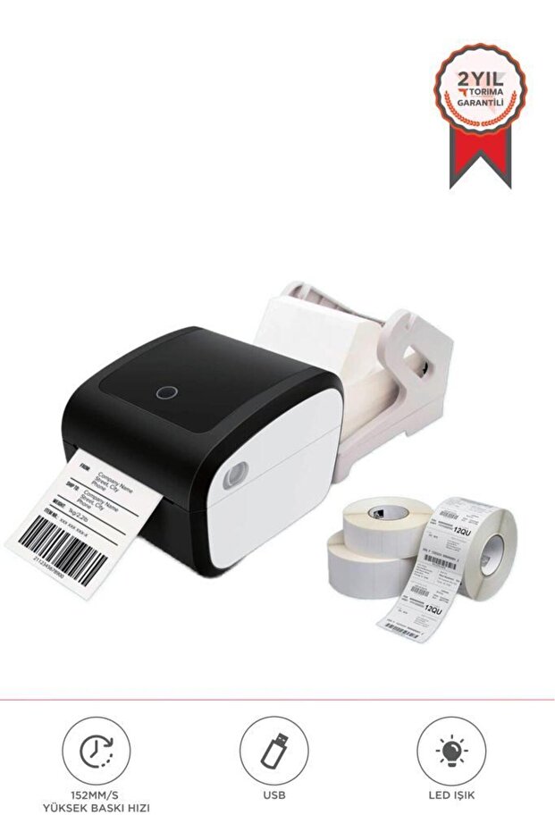 Tlp-423X Black Direct Thermal Printer Compatible with Receipt-Receipt-Barcode-Address-Label-Printers