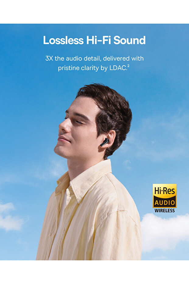 Bass BP1 Pro ANC Kablosuz Kulaklık, 6 Mikrofonlu AI Net Arama, IP55, 55 Saat Oynatma Süresi - 5