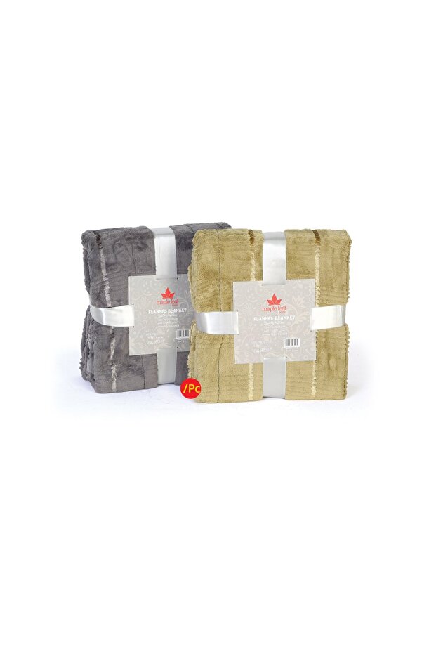Square Flannel Blanket, 220 x 240 cm, Assorted/pc
