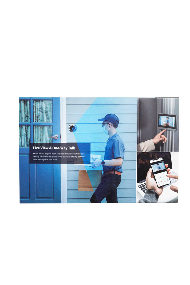 Smart Wireless Peephole with Motion Detection and Phone Viewing - 4