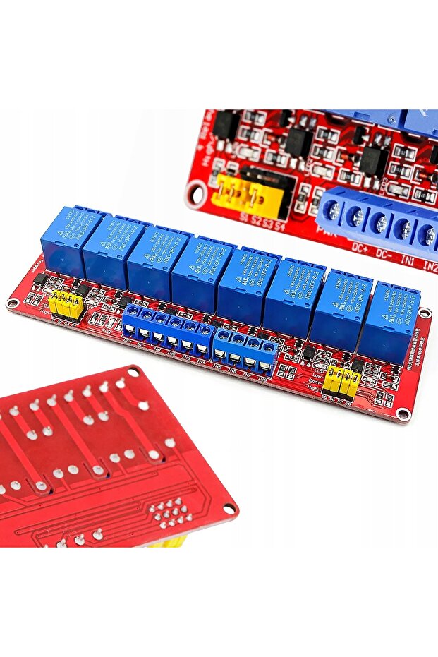 Modul Releu 8 Canale 5V 10A H/L | Compatibil cu Arduino, Raspberry Pi - 1