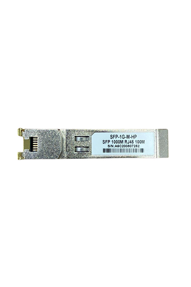 جهاز إرسال واستقبال SFP نحاسي 1000Base-Lx بسرعة 1.25 جيجابت مع موصل RJ45