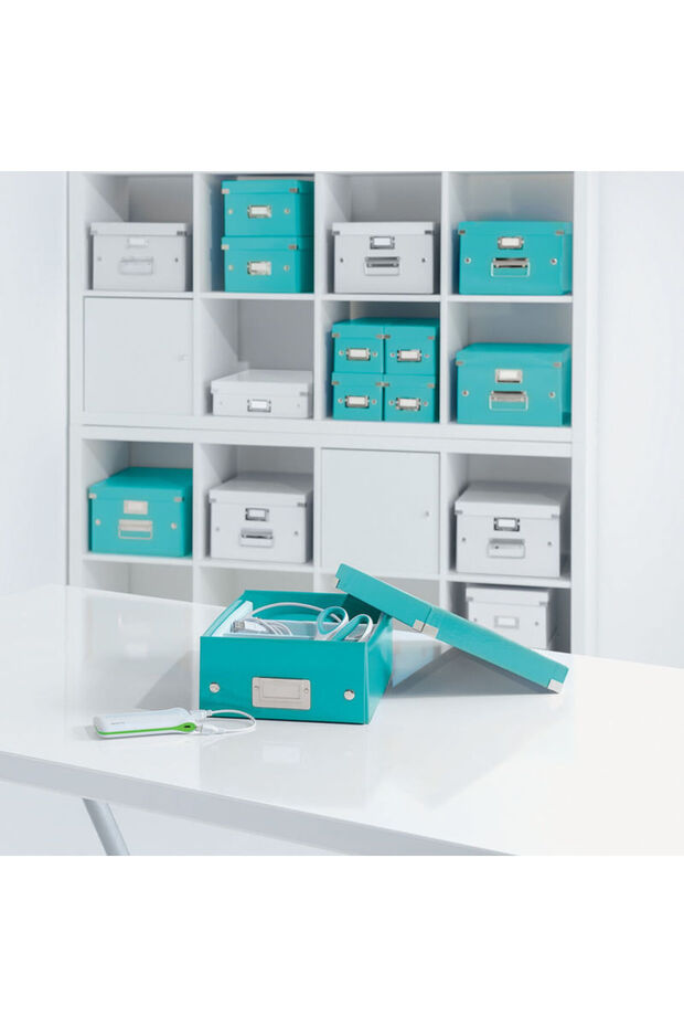 WOW Click&Store foldable laminated cardboard filing box with lid - 5