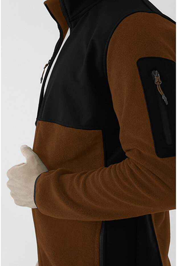 Erkek Softshell Garnili Polar - 2