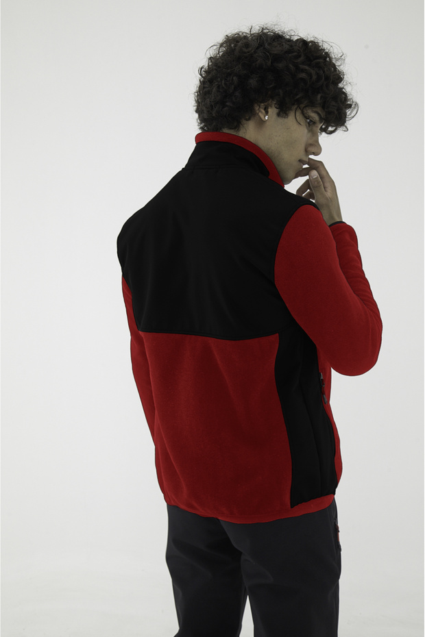 Erkek Softshell Garnili Polar - 5