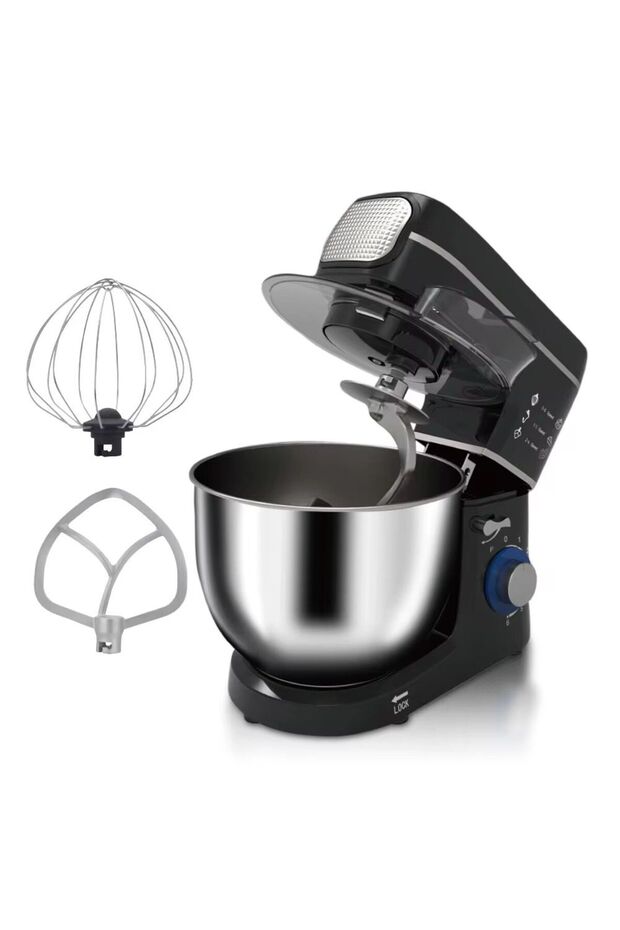 Hoffmans 3 in 1 Food Processor - 1600W, 8L, Mixer, Blender, Chopper, Multifunctional - 4