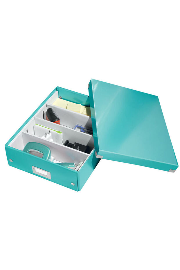 WOW Click&Store foldable laminated cardboard filing box with lid - 7
