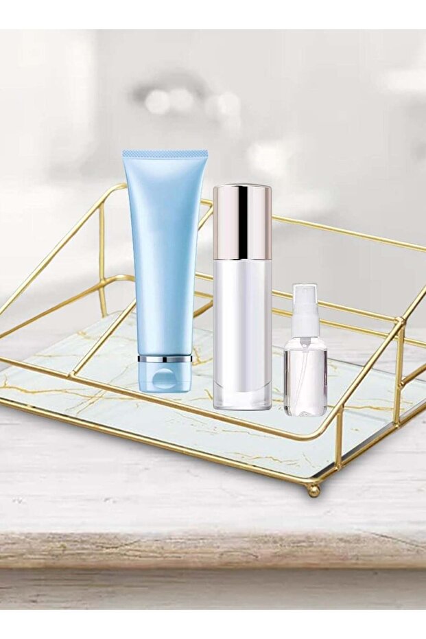 Bathroom Organizer Rack Counter Makeup Storage Rack Shower Caddy Shelf Perfumes Dresser Stand Vanity