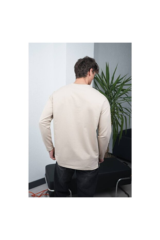 سترة رياضية رجالية كبيرة الحجم بخيطين أساسيين - 4