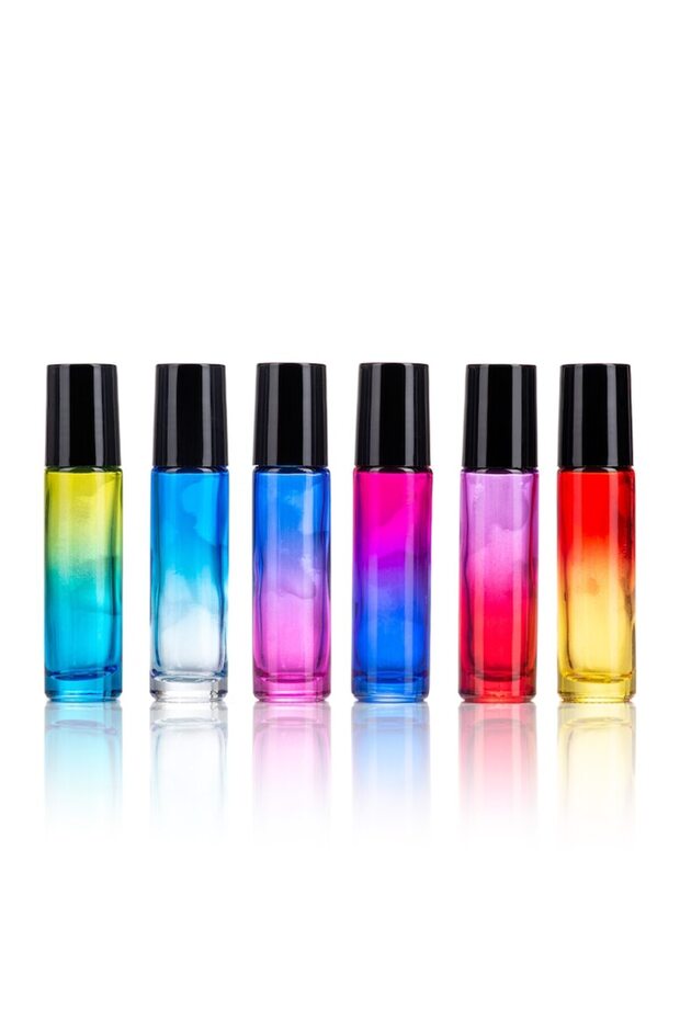Aromatherapy Set with 6 Multicolor 10ml Roll-On Bottles - 2