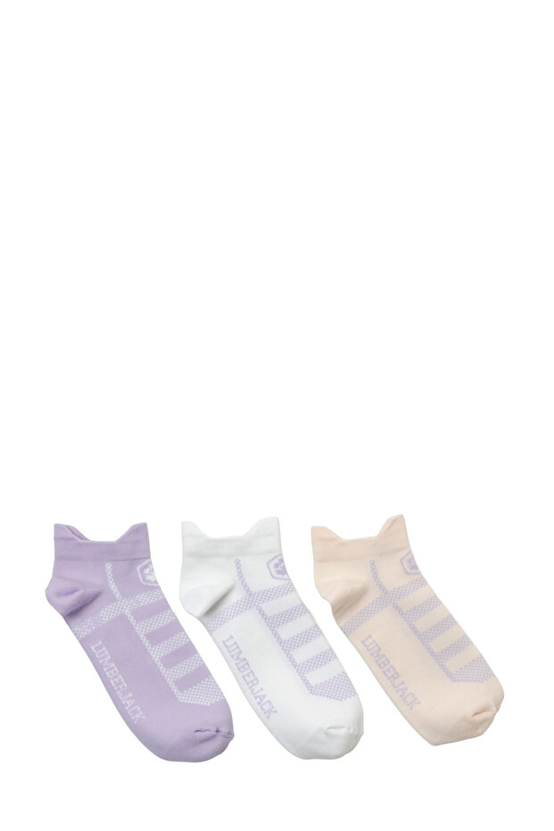WL ABILINE 3 LU PTK-W 5PR LILA MULTI Kadın Çorap - 1