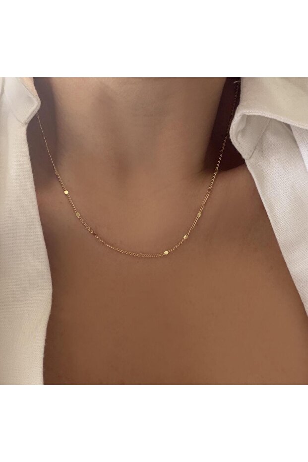 Çelik Zincir Kolye - 1