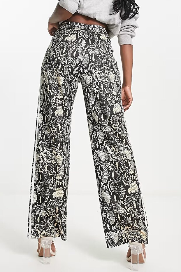 Originals Three Stripe Adibreak Python Track Pants Snake Print Kadın Rahat Kesim Eşofman Alt - 2